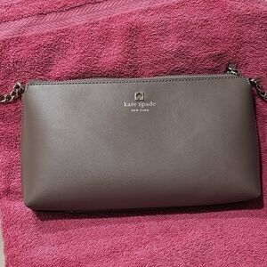 Kate Spade Brown Leather Wristlet